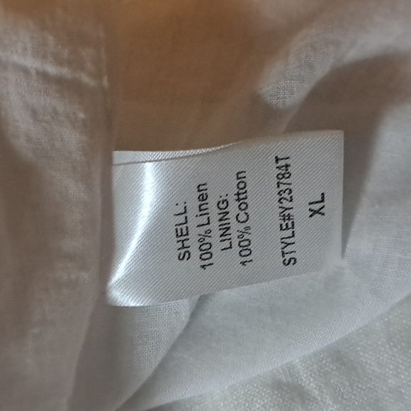 Tuckernuck White Linen Melanie Dress Size XL - Picture 10 of 12